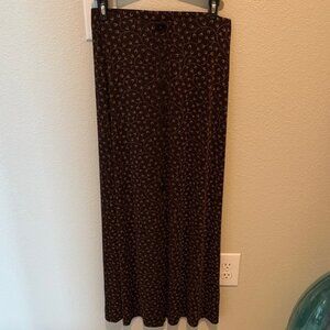 Brown Patterned Women's JM Collection Skirt